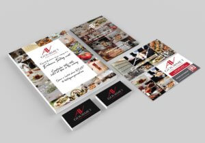 AV Gourmet Print Collateral