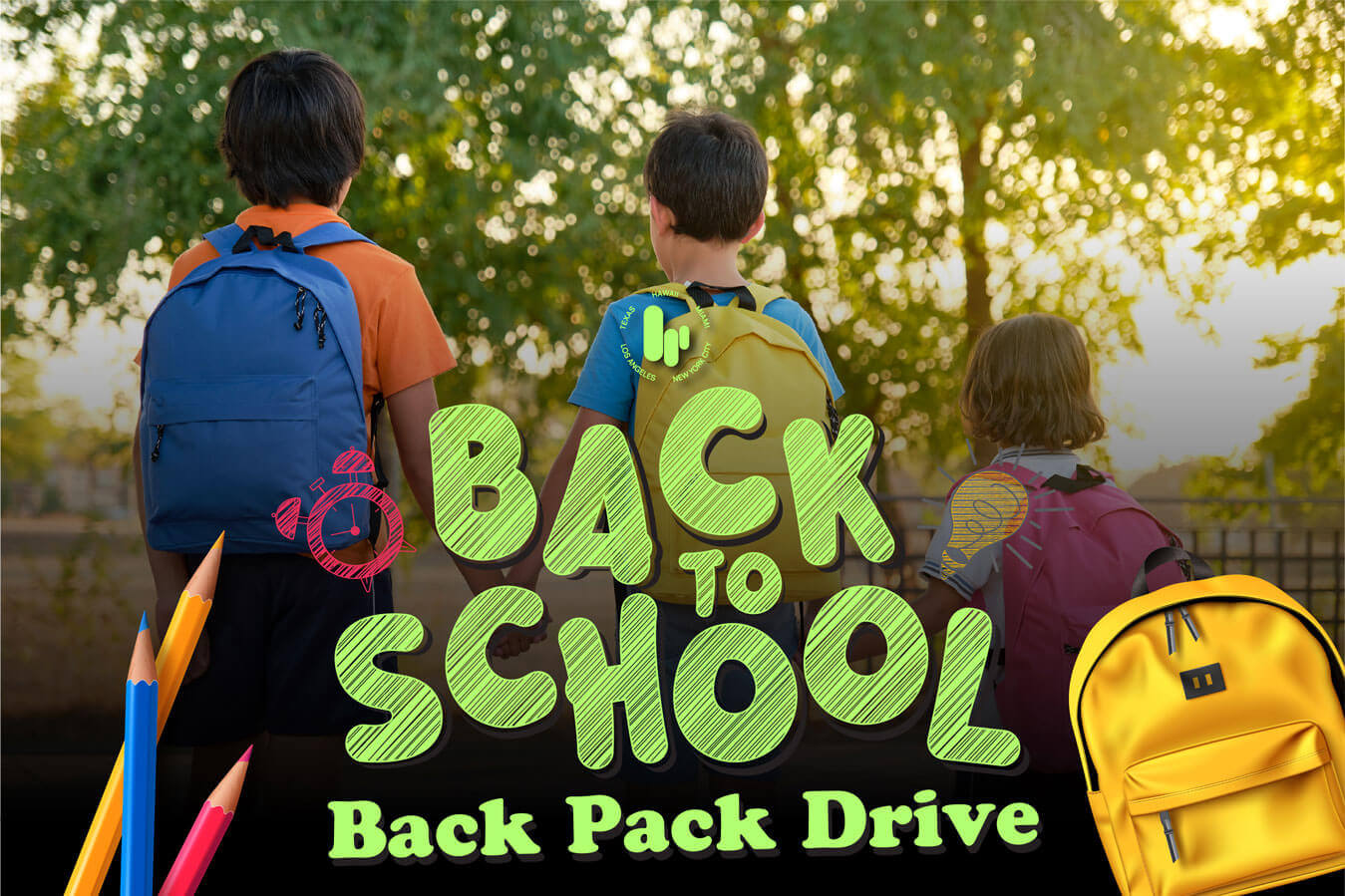 Back To School Drive | Branding Los Angeles