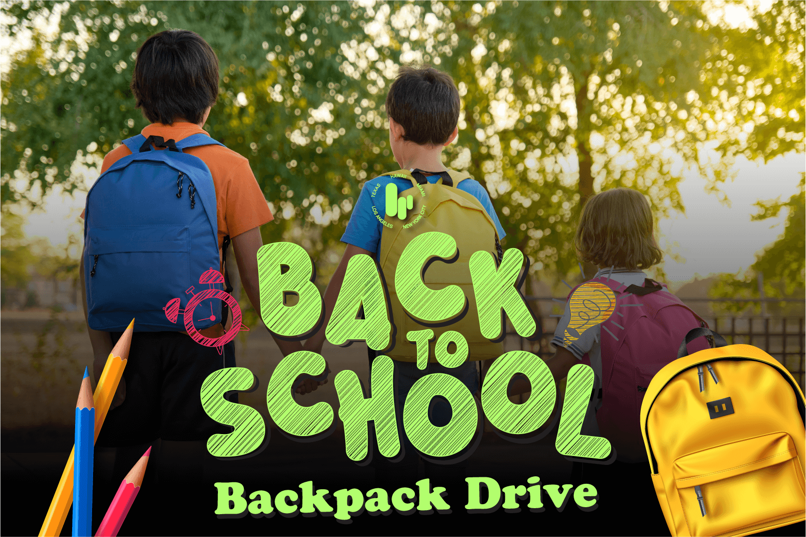 Branding Los Angeles - Backpack Drive