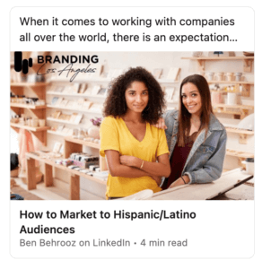 Branding Los Angeles - Hispanic Latino Marketing