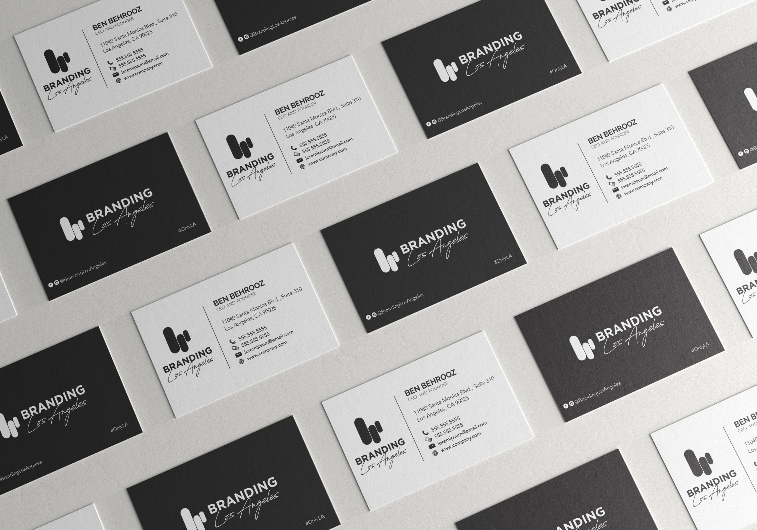 Business Card Design Services – Branding Los Angeles Business Card Design