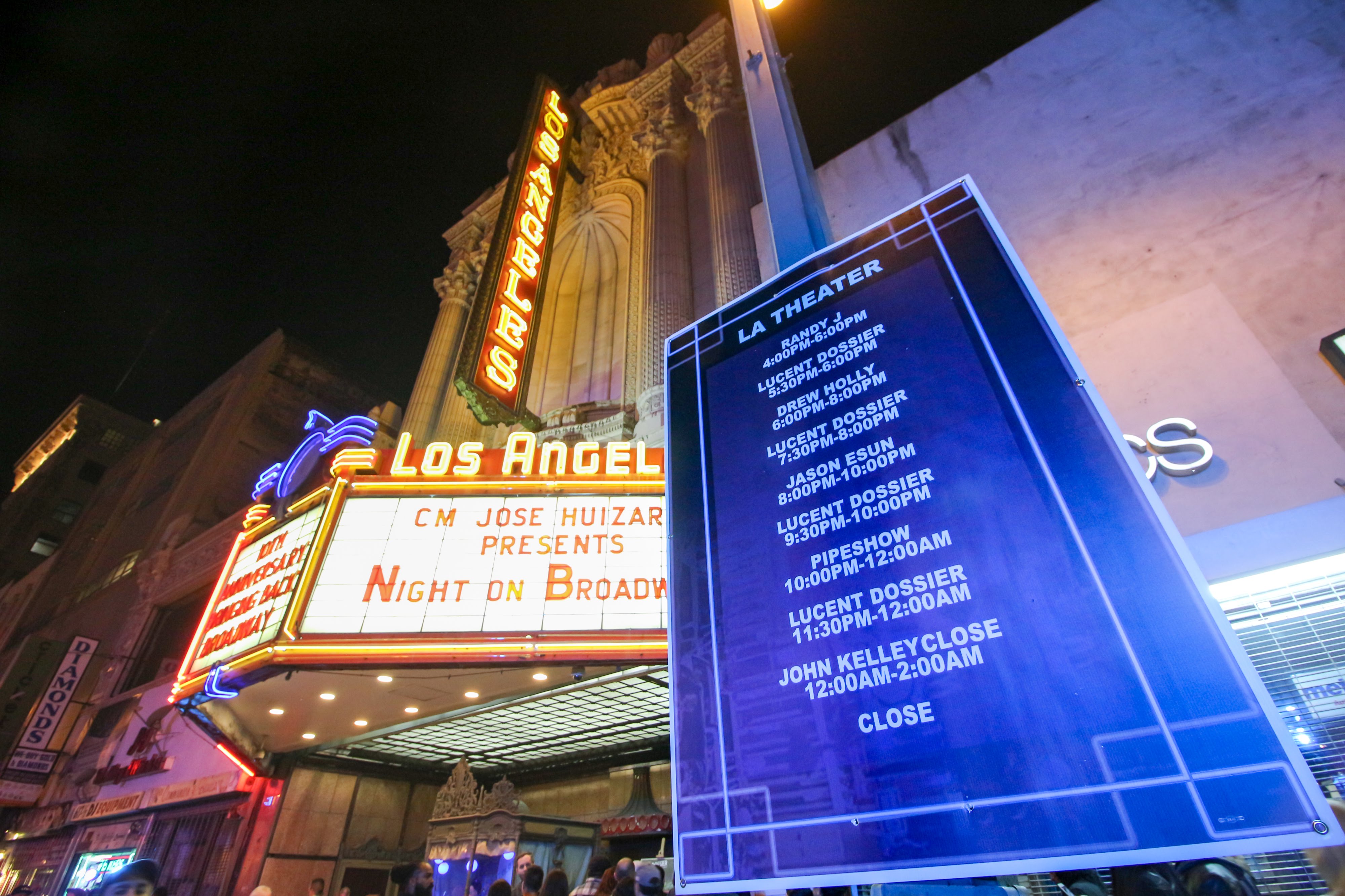 Night on Broadway Los Angeles' Biggest Party
