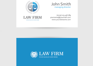 Law Firm Business Card Design