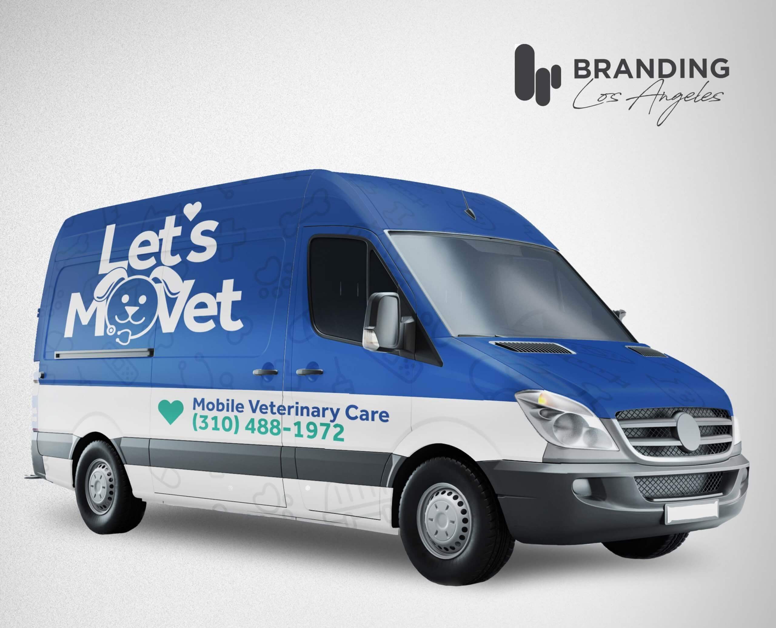 LetsMoVet Vehicle Wrap Design