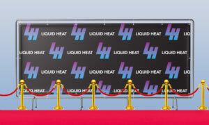 Branding Los Angeles - Liquid Heat Step Repeat Banner