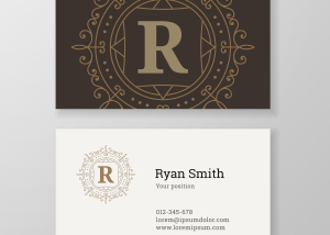 Real Estate Business Card Design