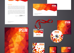 real estate stationery design