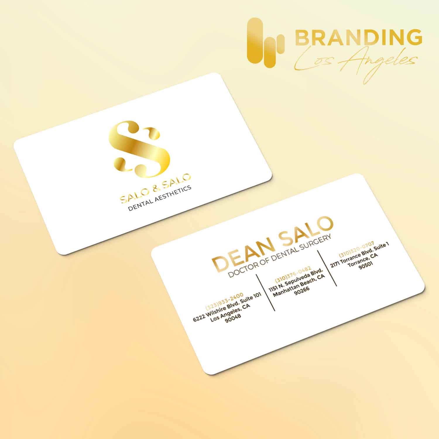 Salo Salo Branding Los Angeles Business Card