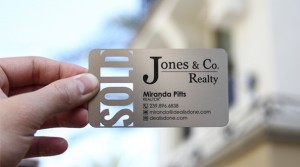Real estate business card design
